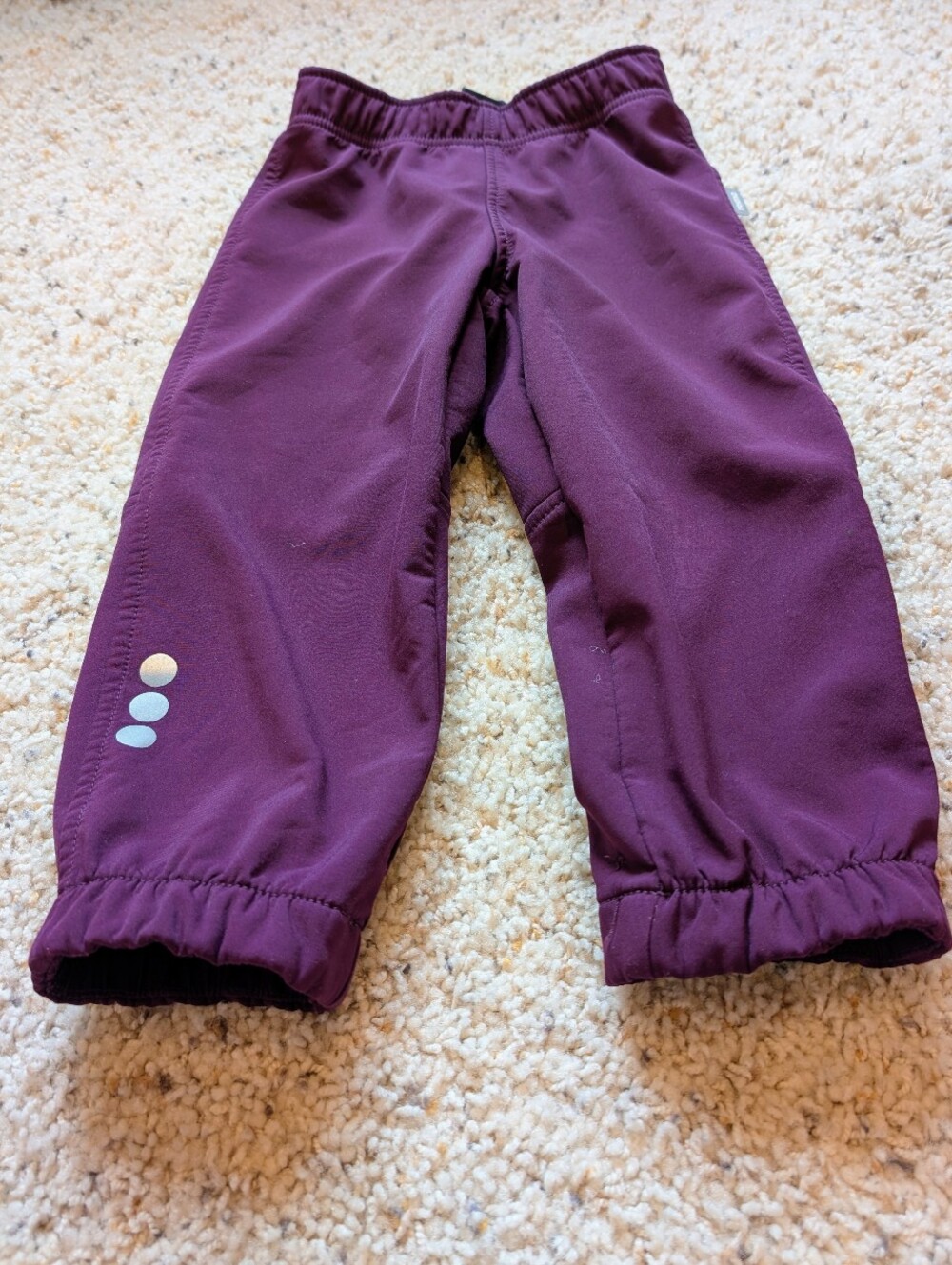 Kids Reima Oikotie Purple Softshell Pants
